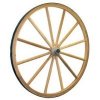 1070 - Wood Wagon Wheels, Solid Aluminum Hub, 28 inch
